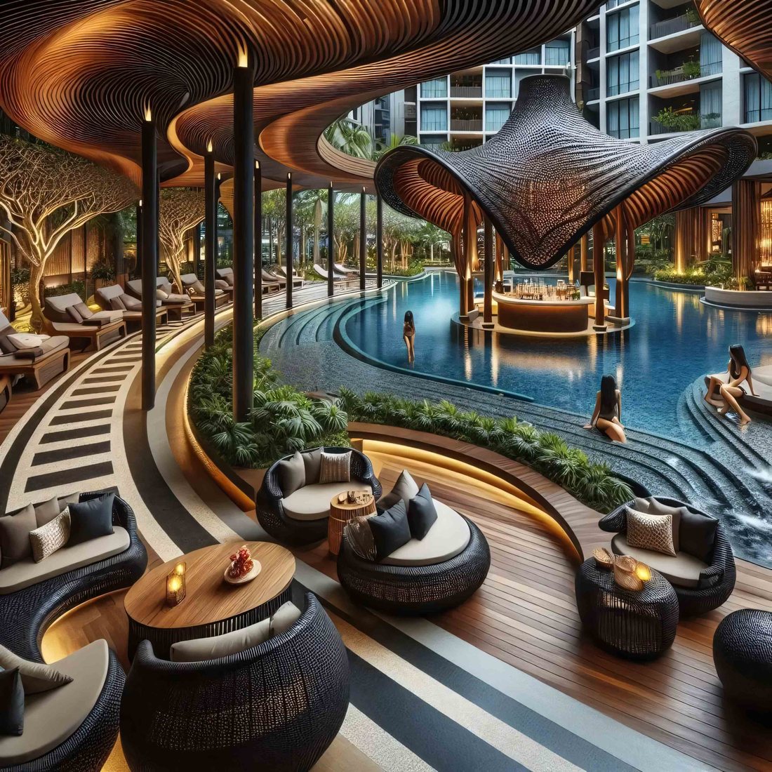 Twin Lagoon Pools